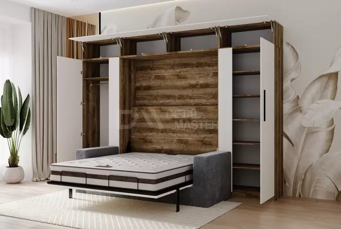Шкаф-кровать трансформер "Deluxe platinum Balance"